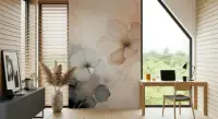 Soft Watercolour Floral Wall Mural