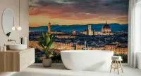 Florence Cityscape Twilight Wall Mural