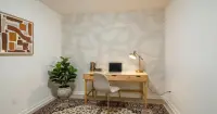 Warm Beige Meandering Abstract Lines Wallpaper Mural
