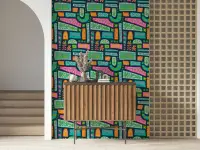 Vibrant Bohemian Abstract Pattern Wallpaper