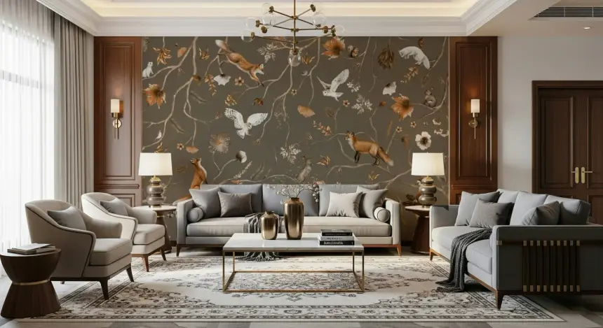Forest Friends Wall Mural