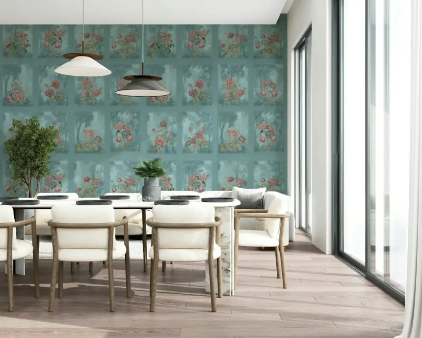 Forest Rose Dreams Wall Mural