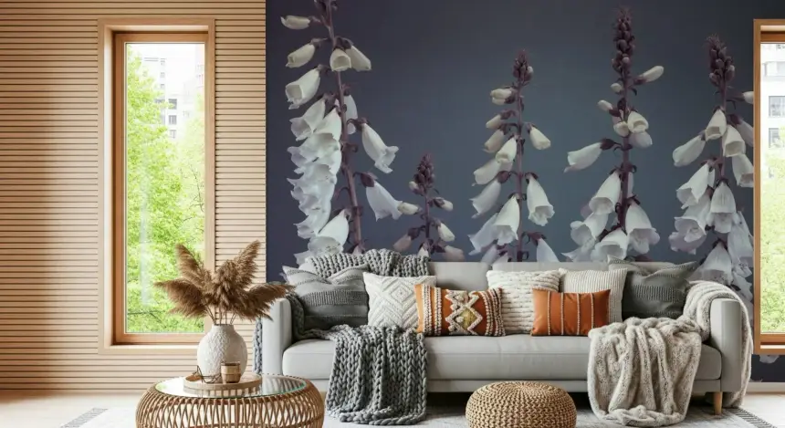 Foxglove Fantasy Wall Mural