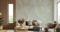 Serene Botanical Skeletal Leaf Wall Mural