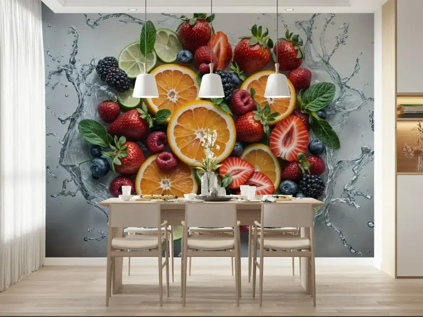 Fresh Splash Wall Mural