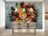 Vibrant Fruit Splash Kitchen Wall Mural 3