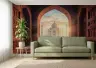 Taj Mahal Archway Sunset Wall Mural 4