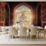 Taj Mahal Archway Sunset Wall Mural 5