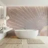 Radiant Sunburst Geometric Wallpaper 3