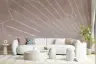 Radiant Sunburst Geometric Wallpaper 4
