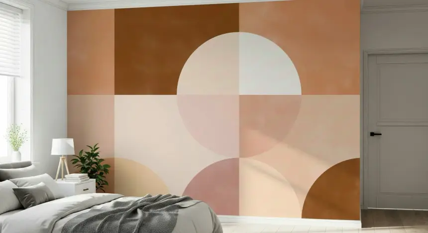 Geometric Harmony Wall Mural - 2632097