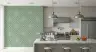 Sage Green Geometric Concentric Squares Wallpaper 1