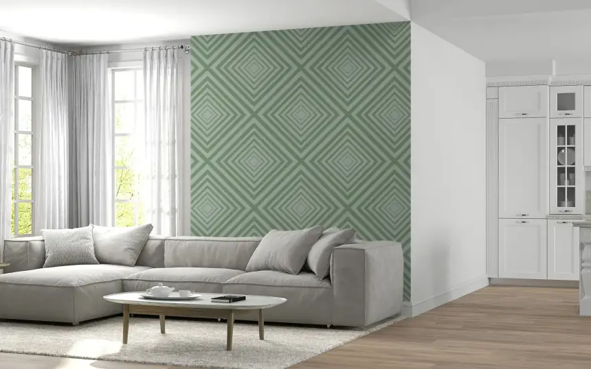 Geometric Sage Wallpaper
