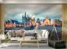 Historic European Cityscape Twilight Wall Mural 3