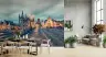 Historic European Cityscape Twilight Wall Mural 1