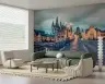Historic European Cityscape Twilight Wall Mural 5