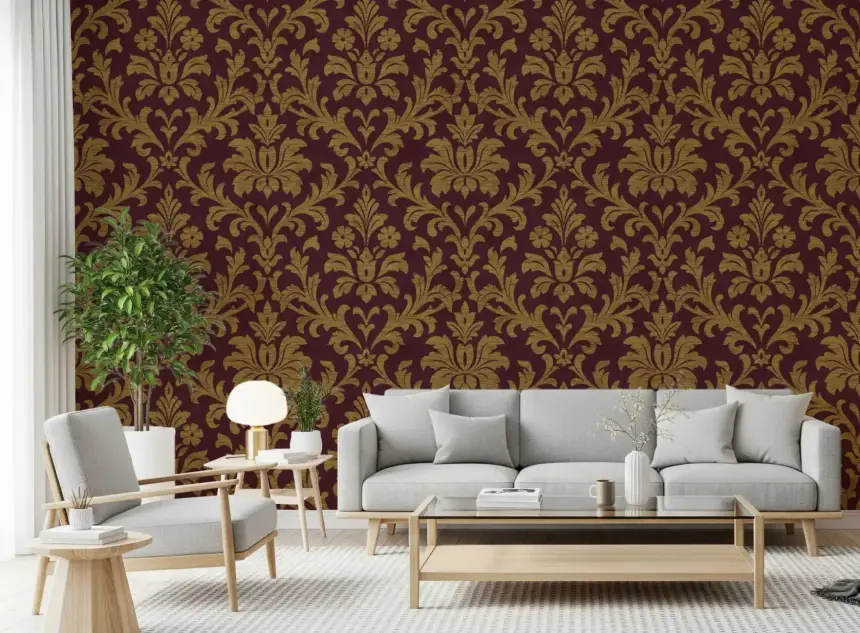Gilded Leaves Wallpaper Wallpaper
