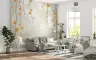 Textured Golden Blossom Cascade Wall Mural 4