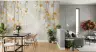 Textured Golden Blossom Cascade Wall Mural 5
