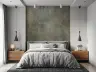 Earthy Ochre Grey Patina Industrial Wallpaper Mural 2