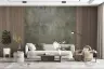 Earthy Ochre Grey Patina Industrial Wallpaper Mural 5