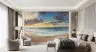 Dramatic Sunset Coastal Landscape Wall Mural 5