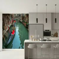 Venetian Gondola Canal Scenic Wall Mural