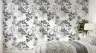Elegant Monochromatic Botanical Sketch Wall Mural 3