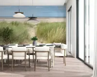 Coastal Dune Grass Beach Wall Mural