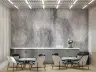 Textured Grey Abstract Cloud Wall Mural 3
