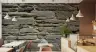 Rustic Charcoal Fieldstone Wall Mural 4