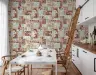 Heirloom Botanical Patchwork Print Wallpaper 2