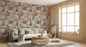 Heirloom Botanical Patchwork Print Wallpaper 3