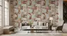 Heirloom Botanical Patchwork Print Wallpaper 5