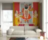 Vibrant Shrinathji Pichwai Devotional Wall Mural 1