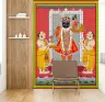 Vibrant Shrinathji Pichwai Devotional Wall Mural 4