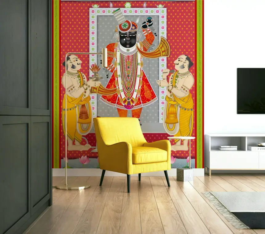 Hindu Deity Art Wall Mural