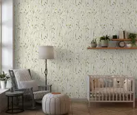 Delicate Wildflower Meadow Wallpaper