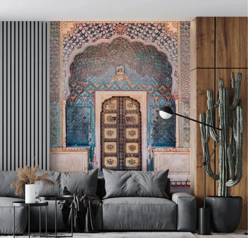 Indian Palace Door Wall Mural