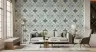 Contemporary Damask Floral Tile Wallpaper 5