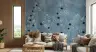 Serene Blue Floral Trail Wallpaper 2