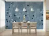 Serene Blue Floral Trail Wallpaper 3