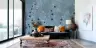Serene Blue Floral Trail Wallpaper 4