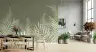 Linen Texture Sage Green Botanical Wall Mural 5