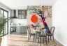 Vibrant Abstract Tree and Bird Wall Mural with Sunrise 3