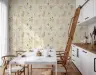 Jardin des Fleurs Botanical Gingham Wallpaper 4