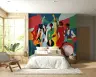 Modern Abstract Jazz Band Wall Mural 5