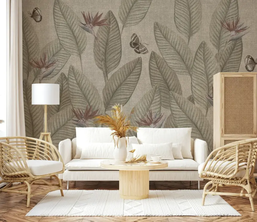 Jungle Life Muted Wall Mural