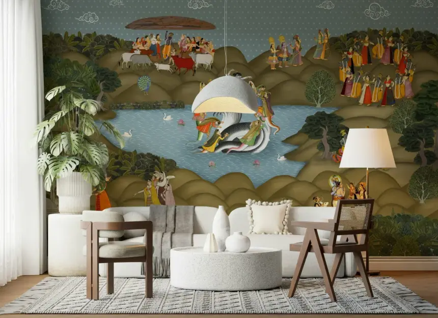 Kaliya Mardan Saga Wall Mural