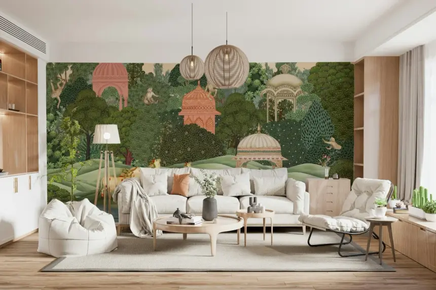 Krishna’S Sanctuary Wall Mural